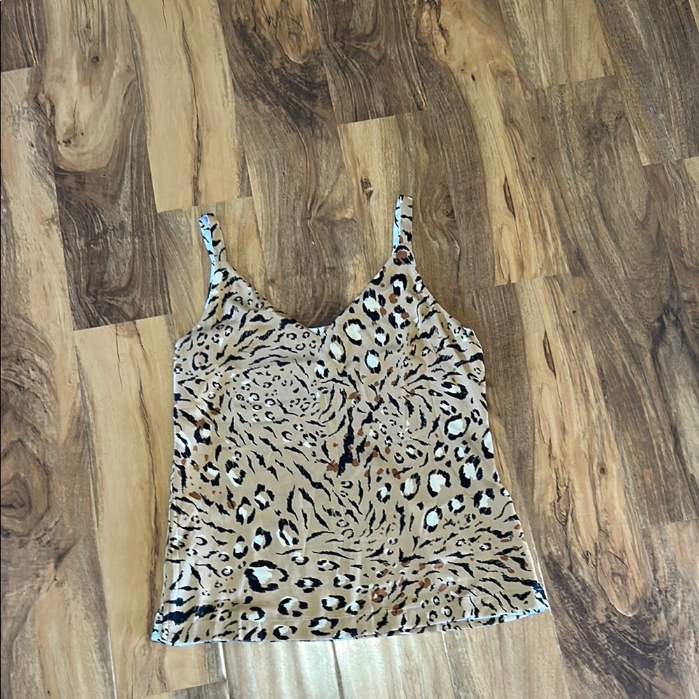 Leopard Print Women's Top Reversable